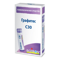 Графитес С30 Гомеопатический монокомпонентный препарат гранулы гомеопатические 4г Буарон