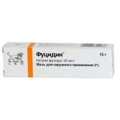 Фуцидин мазь для наружного применения 2% 15г