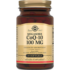 Солгар Коэнзим Q10 100мг капсулы N30
