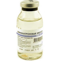 Аминокапроновая Кислота раствор для инфузий 5% 100мл N1 контейнер пакет Красфарма