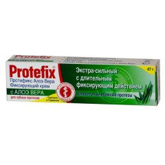 Протефикс крем экстра сильный для зубных протезов Алоэ вера 40мл