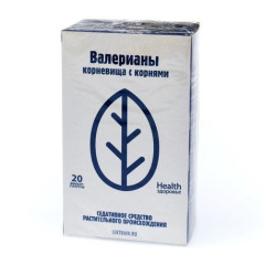 Валерианы корневища с корнями 1,5г N20 Здоровье