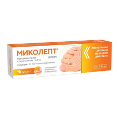 Миколепт крем противогрибковый для детей и взрослых 40мл