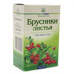 Брусники листья пакет 50г Фитофарм