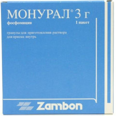 Монурал гранулы д/приготовления р-ра д/приема внутрь 3г N1 пак