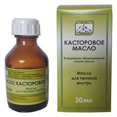 Касторовое масло для приема внутрь 30 мл Флора Кавказа