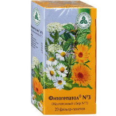 Фитогепатол сбор желчегонный N3 2г N20