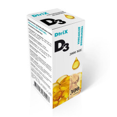 Витамин Д3 2000МЕ капсулы 450мг N300 Клевер