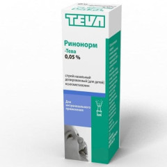 Ринонорм-Тева спрей назальный (для детей) 0,05% 20мл N1 фл