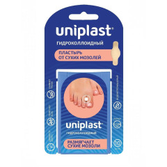 Унипласт пластырь гидроколлоидный от сухих мозолей 17х48мм N10