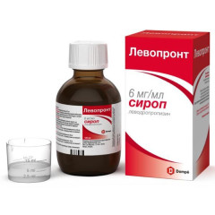 Левопронт сироп от кашля 6 мг/мл 120мл