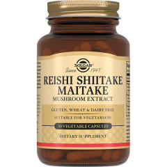 Солгар Экстракт грибов Рейши, Шиитаке, Мейтаке капсулы N50