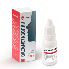 Оксиметазолин капли назальные 0,05% 10мл Самарамедпром