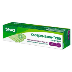 Клотримазол-Тева крем для наружного применения 1% 30г N1 туба