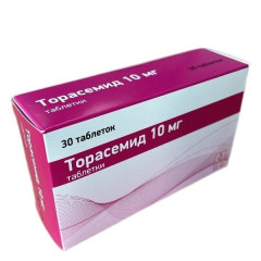 Торасемид таблетки 10мг N30 Макиз-Фарма