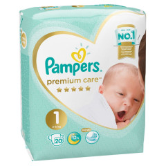 Pampers Premium Care подгузники 2-5 кг N20