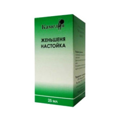 Женьшеня настойка 25мл Камелия