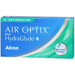 Линзы контактные AIR OPTIX PLUS HYDRAGLYDE FOR ASTIGMATISM -1,25/180 /-6,00/ N3 ALCON