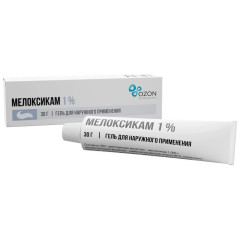 Мелоксикам гель для наружного применения 1% 30г Озон