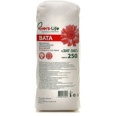 Вата хирургическая нестерильная зиг-заг 250г Фабрика Ника