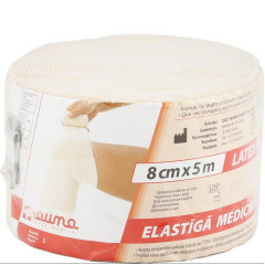 Бинт эластичный медицинский 8х500см Лаума