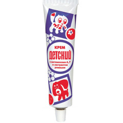 Детский крем с витаминами A и F и экстрактом ромашки 75мл N1 туба