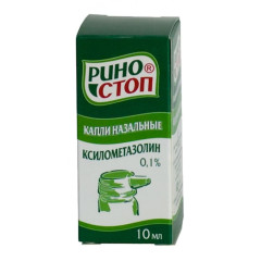 Риностоп капли назальные 0,1% 10мл N1 фл-кап