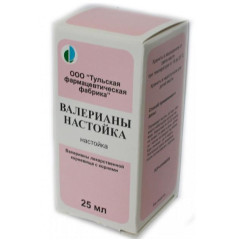 Валерианы настойка 25мл Тульская ФФ