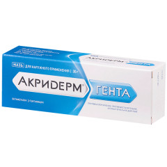 Акридерм Гента мазь д/наружн применения 30г N1 туба