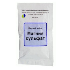 Магния сульфат порошок д/сусп д/внут прим 25г N1