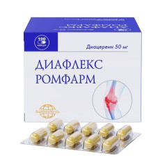 Диафлекс Ромфарм капсулы 50мг N100