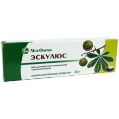 Эскулюс мазь для местного применения гомеопат 30г N1