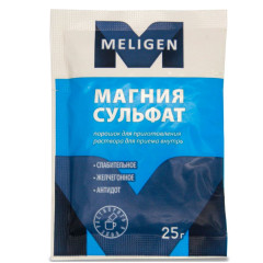 Магния сульфат порошок для раствора для внутреннего применения 25г №1 Мелиген