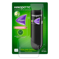 Никоретте спрей 1мг/доза 150 доз Фруктово-мятный