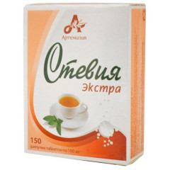Артемизия Стевия Экстра таблетки шипучие 100мг N150