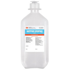 Натрия Хлорид раствор для инфузий 0,9% 400мл N1 флак пласт Гротекс