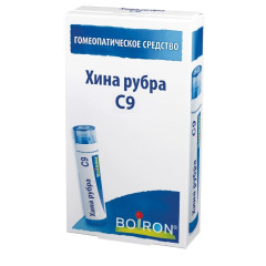 Хина Рубра C9 гранулы гомеопатические 4г