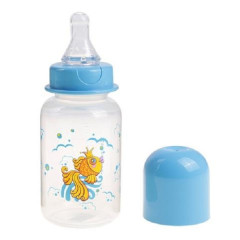 Курносики Золотая рыбка бутылочка полипропиленовая с силиконовой соской 125 мл