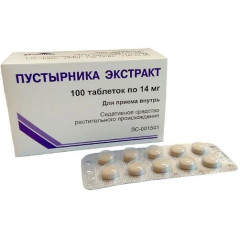 Пустырник экстракт таблетки 14мг N100 Вифитех ЗАО