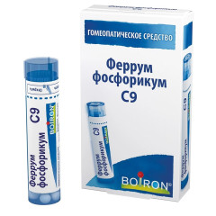 Феррум Фосфорикум C9 гранулы гомеопатические 4г