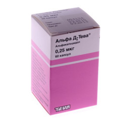 Альфа Д3-Тева капсулы 0,25мкг N60