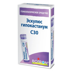Эскулюс Гипокастанум С30 гранулы гомеопатические 4г Буарон