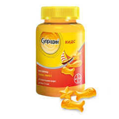 Супрадин Кидс рыбки пастилки жевательные 4г N30