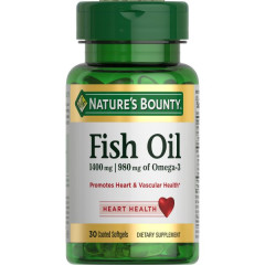 Nature's Bounty Омега-3 капсулы N30