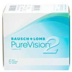 Линзы контактные Bausch & Lomb pure vision 2 (BALAFILCON A) N6 /-6,50