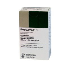Беродуал Н аэрозоль д/ингал 20мкг+50мкг/доза 200доз 10мл N1