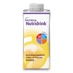 Нутридринк смесь для энтерального питания банан 200мл