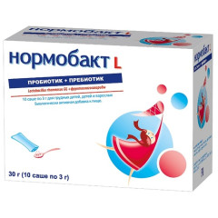 Нормобакт L порошок 3г N10 саше
