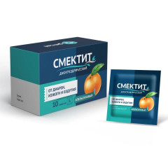 Смектит диоктаэдрический порошок для суспензии для внутреннего применения апельсин 3г 3,76г N10
