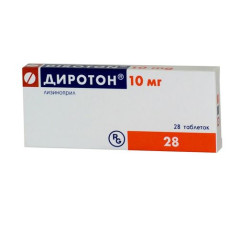 Диротон таблетки 10мг N28